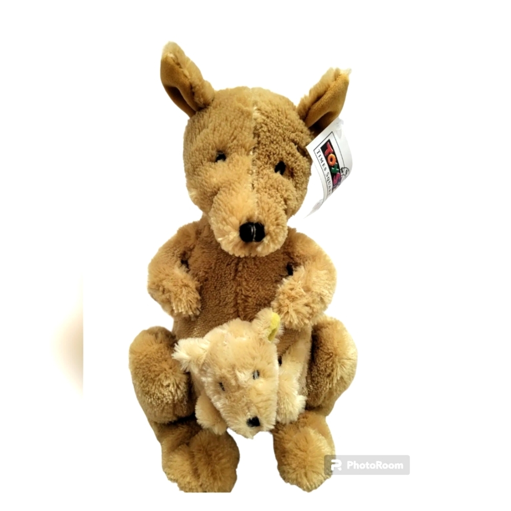 Toys R Us Stuffed Animal Kangaroo With Baby 12 Inch I Love New York Plush